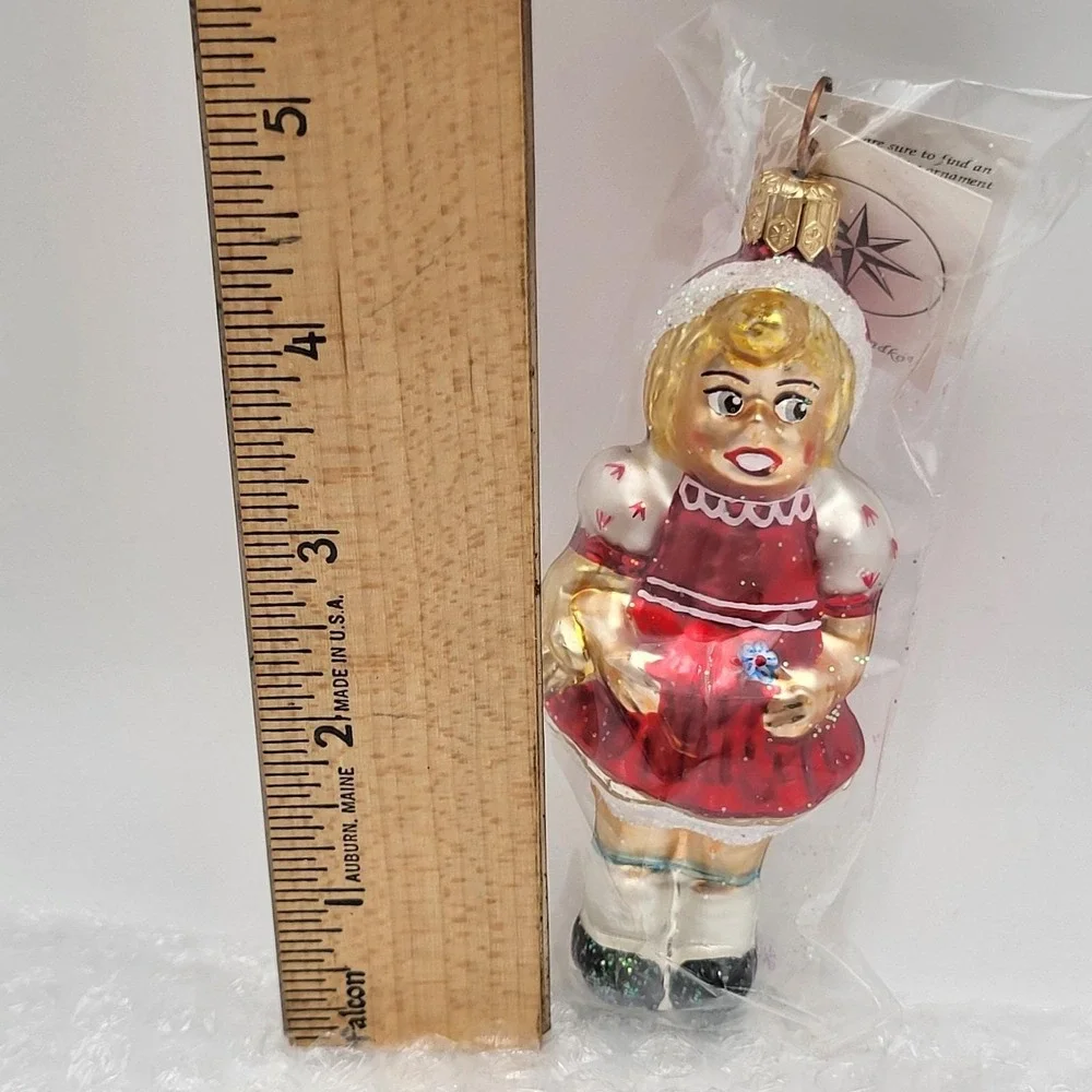 Christopher Radko 1995 Little Red Riding Hood Christmas Ornament